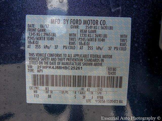 2017 Ford Edge AWD SEL 4dr Crossover